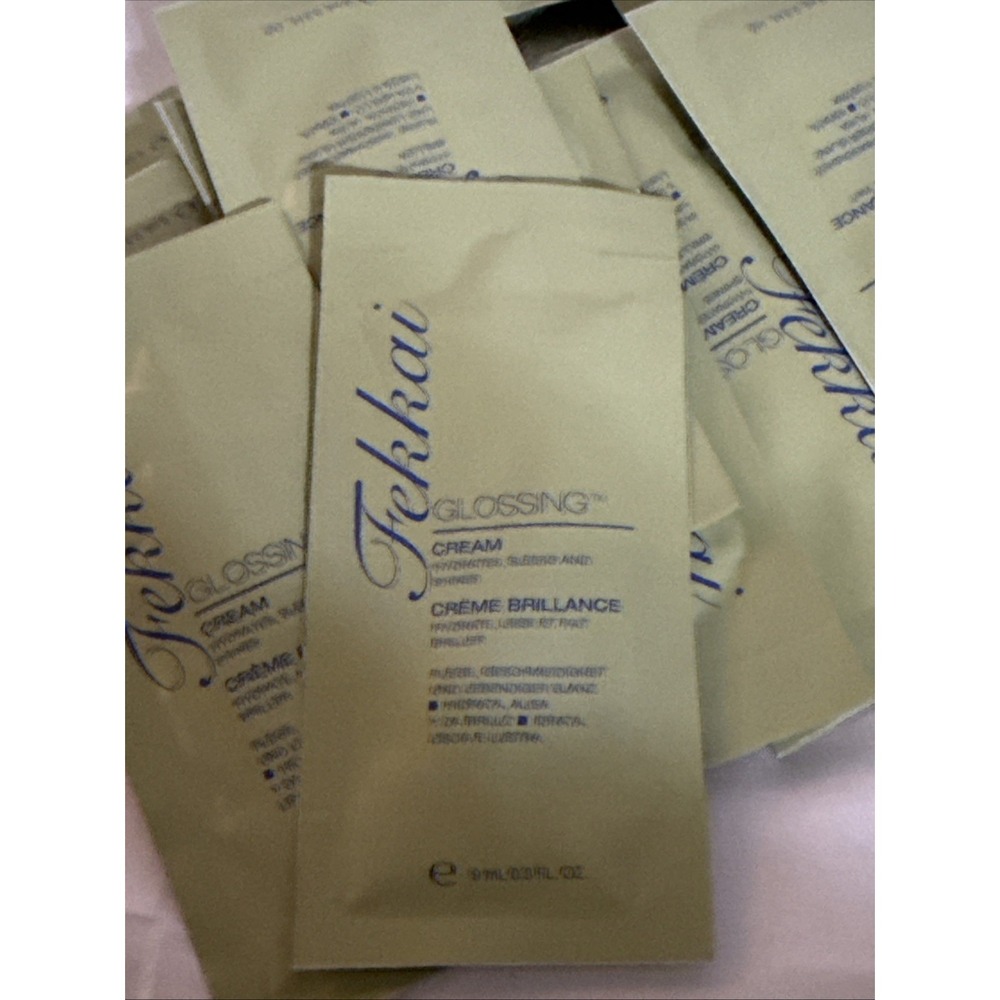 Fekkai Glossing Cream Samples lot of 25 0.3 each Hydrate & Shine New - Picture 2 of 5